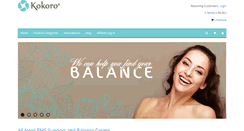Desktop Screenshot of kokorohealth.com